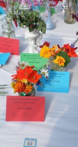 53 - vase of edible flowers